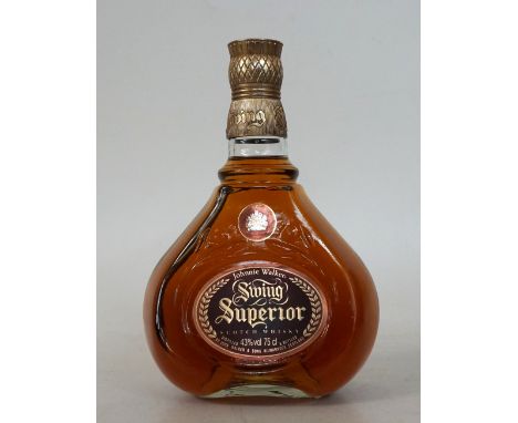 JOHNNIE WALKER SWING SUPERIOR
1 bottle.  Johnnie Walker Swing Superior Blended Scotch Whisky.  75cl.  43% abv.  Bottled for t