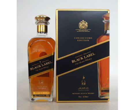 JOHNNIE WALKER BLACK LABEL - COLLECTOR'S EDITION
Johnnie Walker 12 Year Old Black Label Blended Scotch Whisky - Collector's E