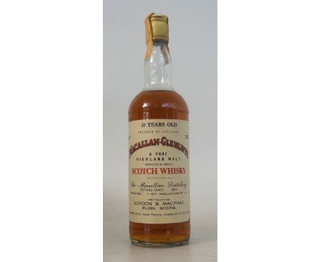 MACALLAN 10YO - GORDON & MACPHAIL
1 bottle.  Macallan-Glenlivet 10 Year Old Single Malt Scotch Whisky.  75cl.  57 degrees.  B