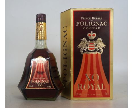 PRINCE HUBERT DE POLIGNAC XO ROYAL COGNAC
Prince Hubert de Polignac XO Royal Cognac.  70cl.  40% abv.  The origins of this co