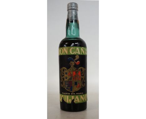 RON CANA QUIJANO - CIRCA 1930
An extremely rare rum that we estimate as from circa 1930's.  Ron Cana Quijano, Puerto Santa Ma