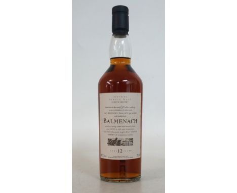 BALMENACH 12 YEAR OLD FLORA & FAUNA
1 bottle.  Balmenach 12 Year Old Single Malt Scotch Whisky.  OB.  70cl.  43% abv.  Bottle