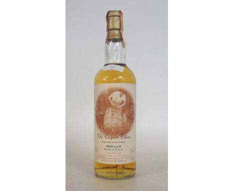 MORTLACH 15 YEAR OLD - 1979
Bottled in 1994 for The Cooper's Choice label.  70cl.  43% abv.  Distilled 1979.  Single Malt Sco