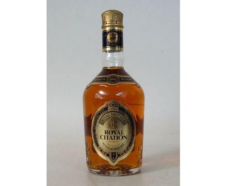 ROYAL CITATION BLEND
1 bottle.  Royal Citation Blended Scotch Whisky.  75cl.  43% abv.  A discontinued premium blend from Chi
