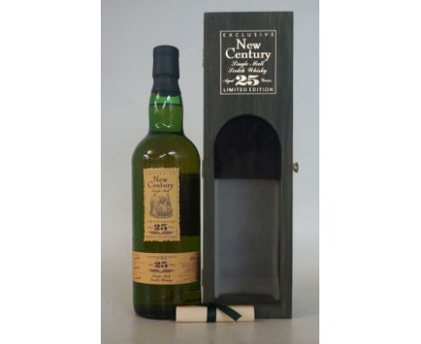 TAMNAVULIN 25YO
An unusual bottling of Tamnavulin Single Malt Scotch Whisky to celebrate the New Century bottled by Glen Stua