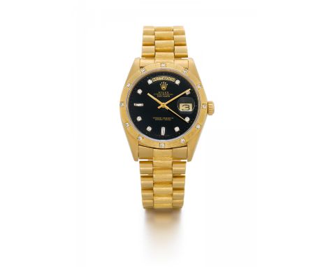 ROLEXDaydate. Art der Uhr: Armbanduhr. Herkunft: Schweiz, Genf. Datierung: 1980. Werk: Automatik, Cal. 3055. Gehäuse/Armband: