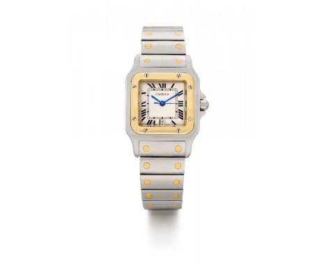 CARTIERSantos. Art der Uhr: Armbanduhr. Herkunft: Schweiz, La Chaux-de-Fonds. Datierung: 1996. Werk: Quarz. Gehäuse/Armband: 