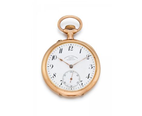 ALPINAPräcisions-Uhrenfabrik Glashütte. Art der Uhr: Lépine-Taschenuhr. Herkunft: Deutschland, Glashütte. Werk: Handaufzug. G