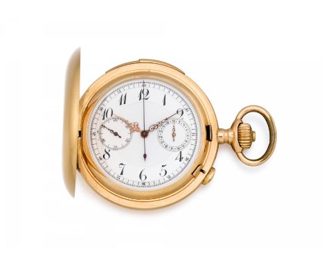 MERMOD FRÈRESTaschenuhr mit Chronograph und Minutenrepetition. Herkunft: Schweiz, St. Croix. Werk: Handaufzug. Gehäuse/Armban