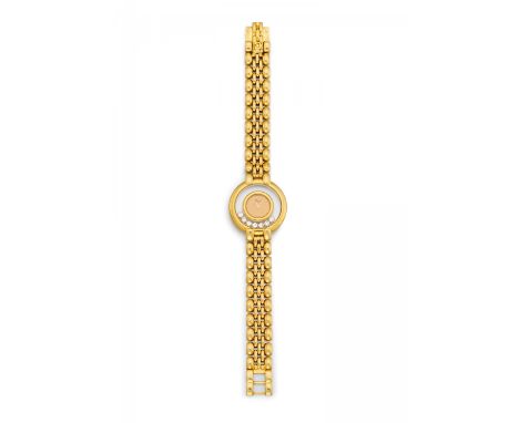 CHOPARDHappy Diamonds. Art der Uhr: Armbanduhr. Herkunft: Schweiz, Genf. Datierung: 1990. Werk: Quarz. Gehäuse/Armband: 750/-