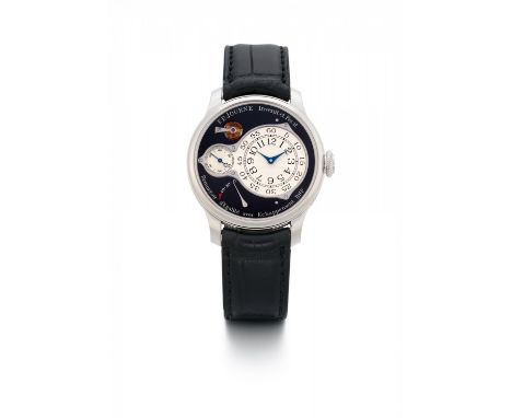 F.P. JOURNEChronomètre Optimum Black Label. Art der Uhr: Armbanduhr. Herkunft: Schweiz, Genf. Datierung: 2017. Werk: Handaufz