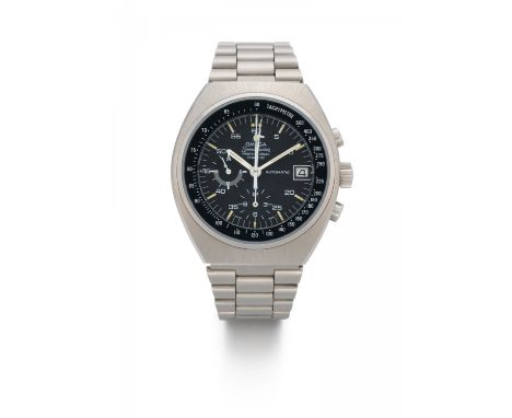 OMEGASpeedmaster Mark IV. Art der Uhr: Armbanduhr. Herkunft: Schweiz, Biel. Datierung: Um 1973. Werk: Automatik, Cal. 1040. G