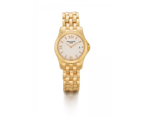 PATEK PHILIPPECalatrava. Art der Uhr: Armbanduhr. Herkunft: Schweiz, Genf. Datierung: 2008. Werk: Quarz, Cal. E19. Gehäuse/Ar