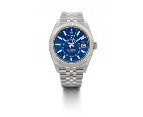 ROLEXSky-Dweller. Art der Uhr: Armbanduhr. Herkunft: Schweiz, Genf. Datierung: 2022. Werk: Automatik, Cal. 9001. Gehäuse/Armb
