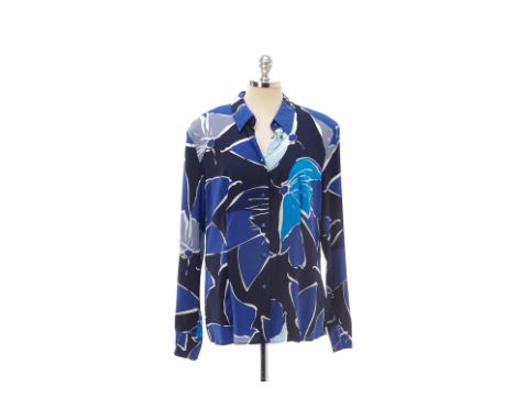 From a private Singaporean collection
'Nicolinan Heather' silk blouse, with original swing tag attached, size EU 42
Escada
Co