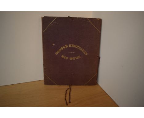 Art. Price-Heywood, W. P. - George Sheffield. A Sketch. Manchester: G. W. Bullock &amp; Son. 1900. Cloth-bound Portfolio (mea