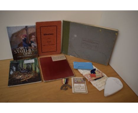 Manuscript. Art &amp; Poetry interest. Enid Lucy Pease Steavenson (née. Robinson) 1881-1975. A small collection of items incl