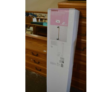 An adjustable floor lamp, boxed