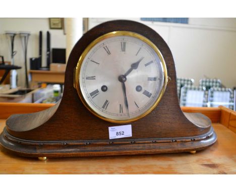 Wooden mantel clock