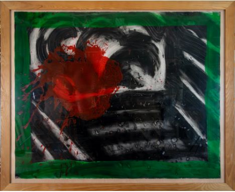 Howard Hodgkin (British, 1932-2017) In an Empty Room 1990-1991 Etching with carborundum and hand-colouring on Velin Arches pa