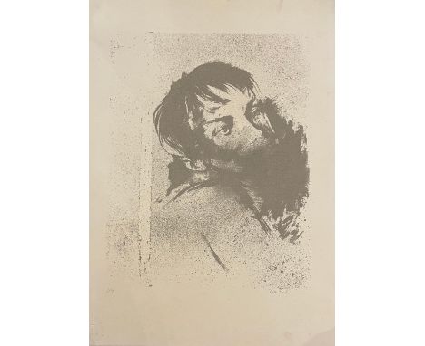 Pino Ponti (1905 - 1999) Four lithograph portraits [a] signed, lower right 'Pino Ponti' and numbered, lower left '70/140' wit