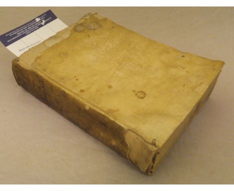 One volume "Histoire de la Gverre des Peloponnesiens et Atheniens, Escripte et Divisee en Hvict Livres : Par Thvcydide Atheni