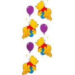 646X VITROSTATIC WINDOW GLASS DECOR - WINNIE THE POOH - (L)150 X (W)45CM