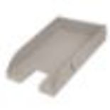 122X BANNER CURVED LETTER TRAYS - LIGHT GREY
