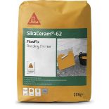 JOB LOT RRP £900 25 BAGS SIKA CERAM -62 FLOWFIX BONDING PRIMER 20KG