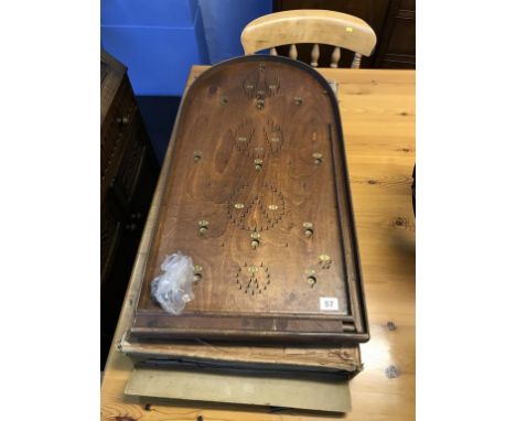 A bagatelle board