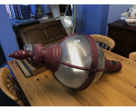 A large outside hanging lantern, approximately 97cm length