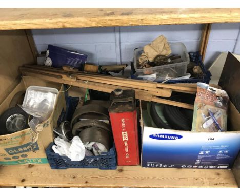 Various tools and parts