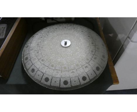 A Vintage Circular Ceiling Light Fitting, 49cm Diameter 