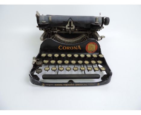 Corona Typewriter Number 3 