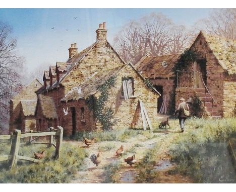 Limited edition colour print
After E Hersey
Farmyard scene