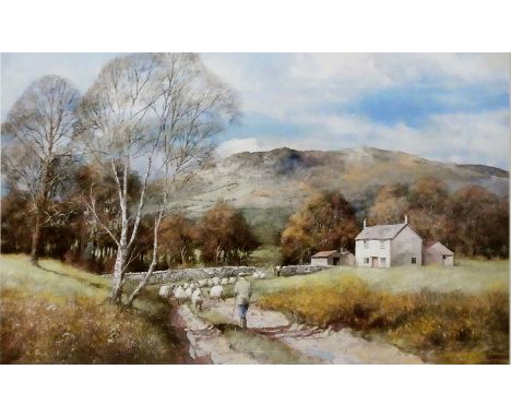 Limited edition colour prints
After Clive Madgwick
Lakeland farm and another
After Dorothea Hyde
Landscape scene entitled Gol