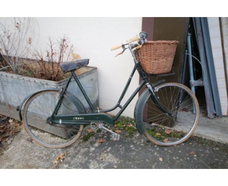 Vintage’ BSA ‘ Ladies Bicycle with Lycett seat and shopping basket 