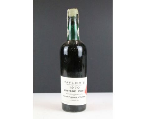 Taylor's 1970 Vintage Port, bottled in 1972 by Taylor, Fladgate &amp; Yeatman, 75cl 