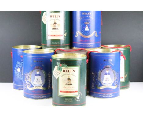 Ten boxed Bell's Old Scotch Whisky decanters (70-75cl), to include 4 x Royal Decanters (featuring 2 x Princess Eugenie), 4 x 