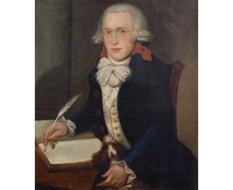 English School (18th/19th century) Portrait of a seated gentleman (believed to be Arthur Wellesley, unsigned, oil on canvas.7