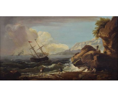 Unsigned, oil on canvas.33cm x 60.5cm (13in x 23.75in)Condition report: The painting is in good, restored condition. The pain