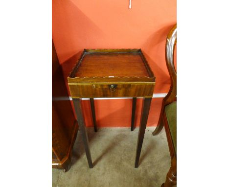 A George III mahogany urn stand