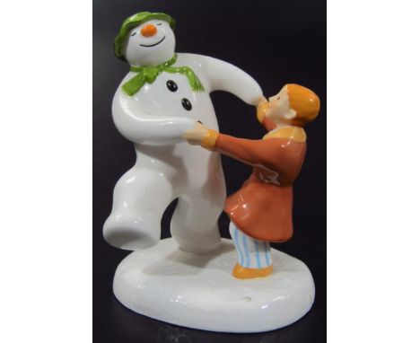 A Coalport Classics The Snowman figure group, Dancing At The Party, first edition, printed marks beneath, 15cm high.