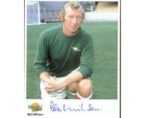  Bob Wilson football signed original celebrity authentic autograph photo, An 10 x 8 image of Bob Wilson and clearly signed by