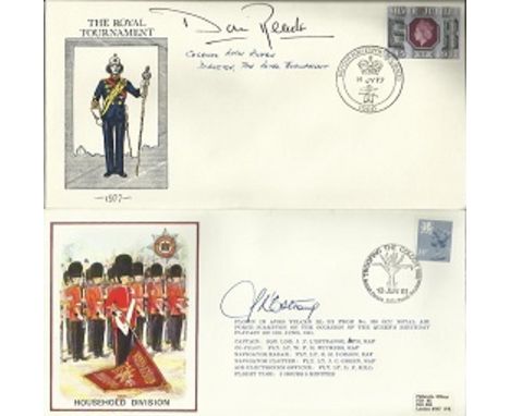  Royal Engineers signed Collection of 10+ covers mainly celebrating the 200th anniversary of the Royal Warrant to the Corps o