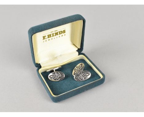 A Pair of Silver Gents Cufflinks