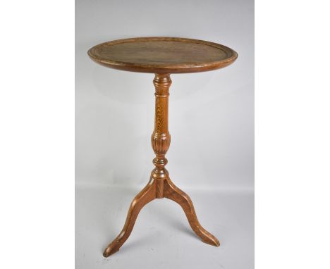 A Mid 20th Century Circular Topped Tripod Wine Table, 37cms Diameter