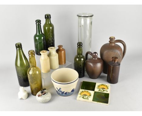 A Collection of Various Glass Bottles to Include Marsden &amp; Hall, Ashton-under-lyne, Midland Hotel, Derby, Spreckley Bros,