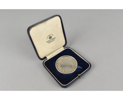 A Silver Medallion by Mappin &amp; Webb for The Royal Welsh Agricultural Society, Presented to S.H. Brookshaw Winner of James