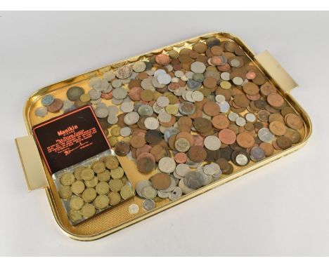 A Collection of Various British and Foreign Copper and Silver Plated Coinage